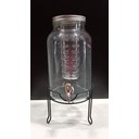 Ver imagem 3 de Refresqueira Suqueira com Suporte Home&co Vidro 5,5l 44x19x19cm