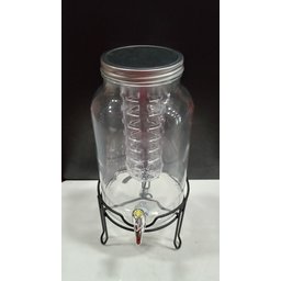 Refresqueira Suqueira com Suporte Home&co Vidro 5,5l 44x19x19cm - 2