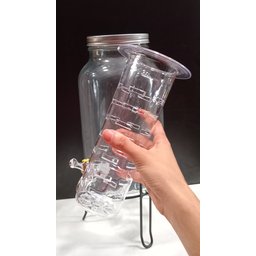 Refresqueira Suqueira com Suporte Home&co Vidro 5,5l 44x19x19cm - 5