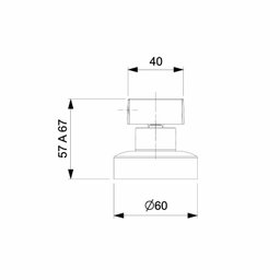 Acabamento de Registro para Base 1.1/4 1.1/2 Rose Gold Matte Flow - 2