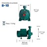 Bomba Monoestágio B-10 1/3 Cv Monofásico Motor Thebe Ip44 127/220v - 6