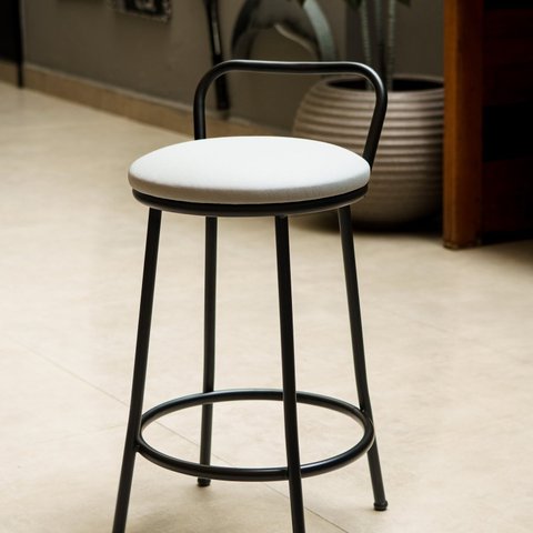 Banqueta de Assento Fixo File 47cm