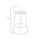 Ver imagem 3 de Banqueta de Assento Fixo File 47cm Branco