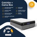 Ver imagem 5 de Cama Box com Colchão Gazin de Espuma D28 Pillow Top Ortoblack Queen 158cm