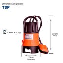 Ver imagem 4 de Bomba Submersível Tsp-550w 3/4 Cv Monofásico Motor Thebe Ip68 127v