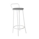 Ver imagem 2 de Banqueta com Asseno Fixo File 70 cm Cinza