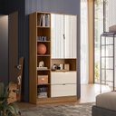 Ver imagem 7 de Armário Multiuso 2 Portas Joy Amêndola Off White com Espelho – Demóbile