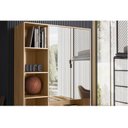 Ver imagem 4 de Armário Multiuso 2 Portas Joy Amêndola Off White com Espelho – Demóbile