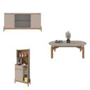 Ver imagem 2 de Conjunto Buffet e Cantinho do Café Bari com Mesinha Oblonga