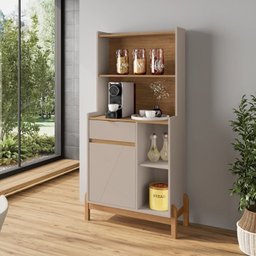 Conjunto Buffet e Cantinho do Café Bari com Mesinha Oblonga - 14