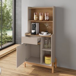 Conjunto Buffet e Cantinho do Café Bari com Mesinha Oblonga - 18