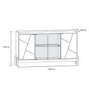 Ver imagem 7 de Conjunto Buffet e Cantinho do Café Bari com Mesinha Oblonga