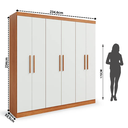 Ver imagem 4 de Guarda Roupa 6 Portas 4 Gavetas Supreme