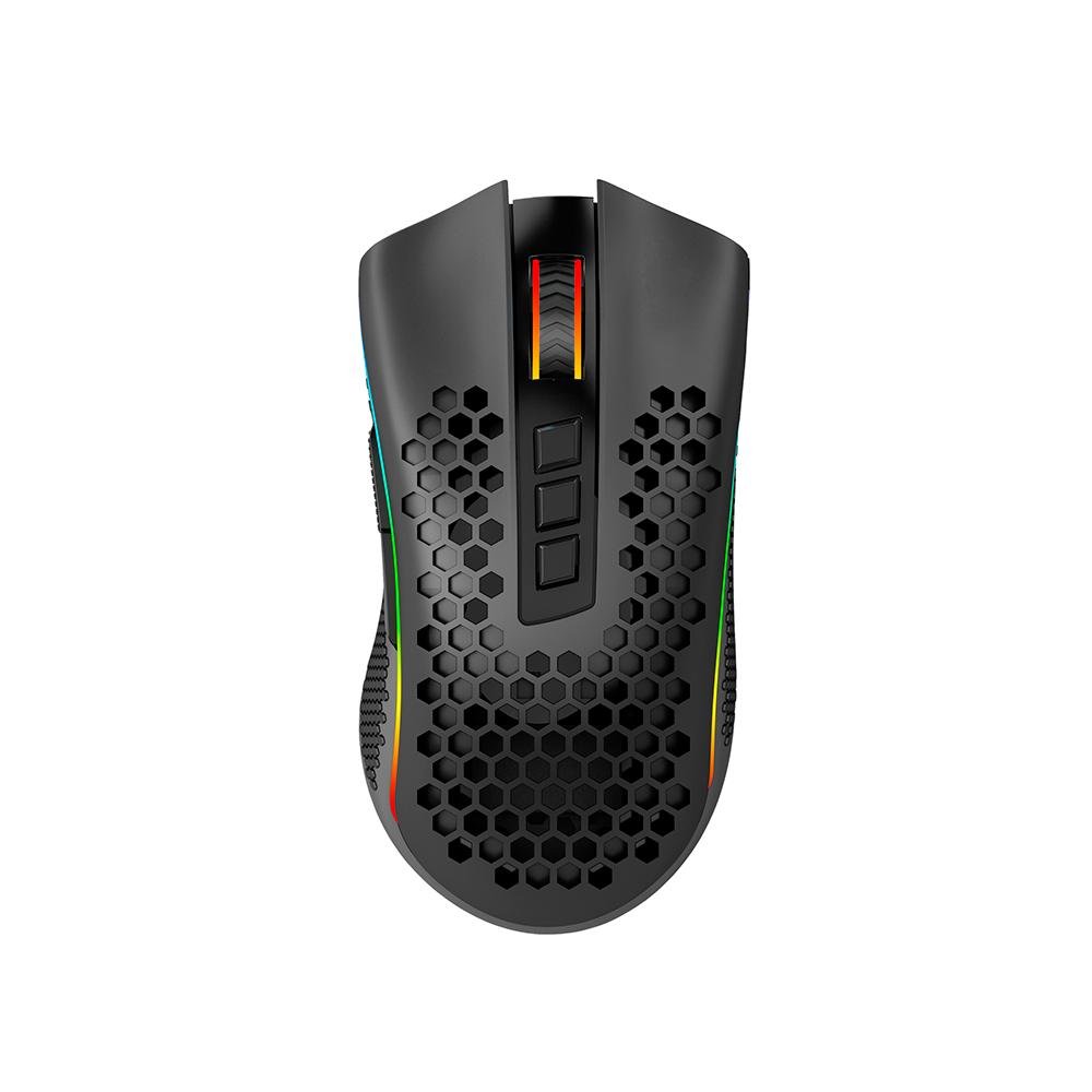 Mouse Gamer Redragon Storm Pro M808-ks Preto Rgb sem Fio - 1