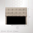 Ver imagem 3 de Cabeceira Queen 160 Cm Estofada Mali em Suede com Frame Rose