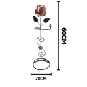 Ver imagem 2 de Porta Papel Higiênico 1 Rolo de Chão em Ferro com Rosa:rosa