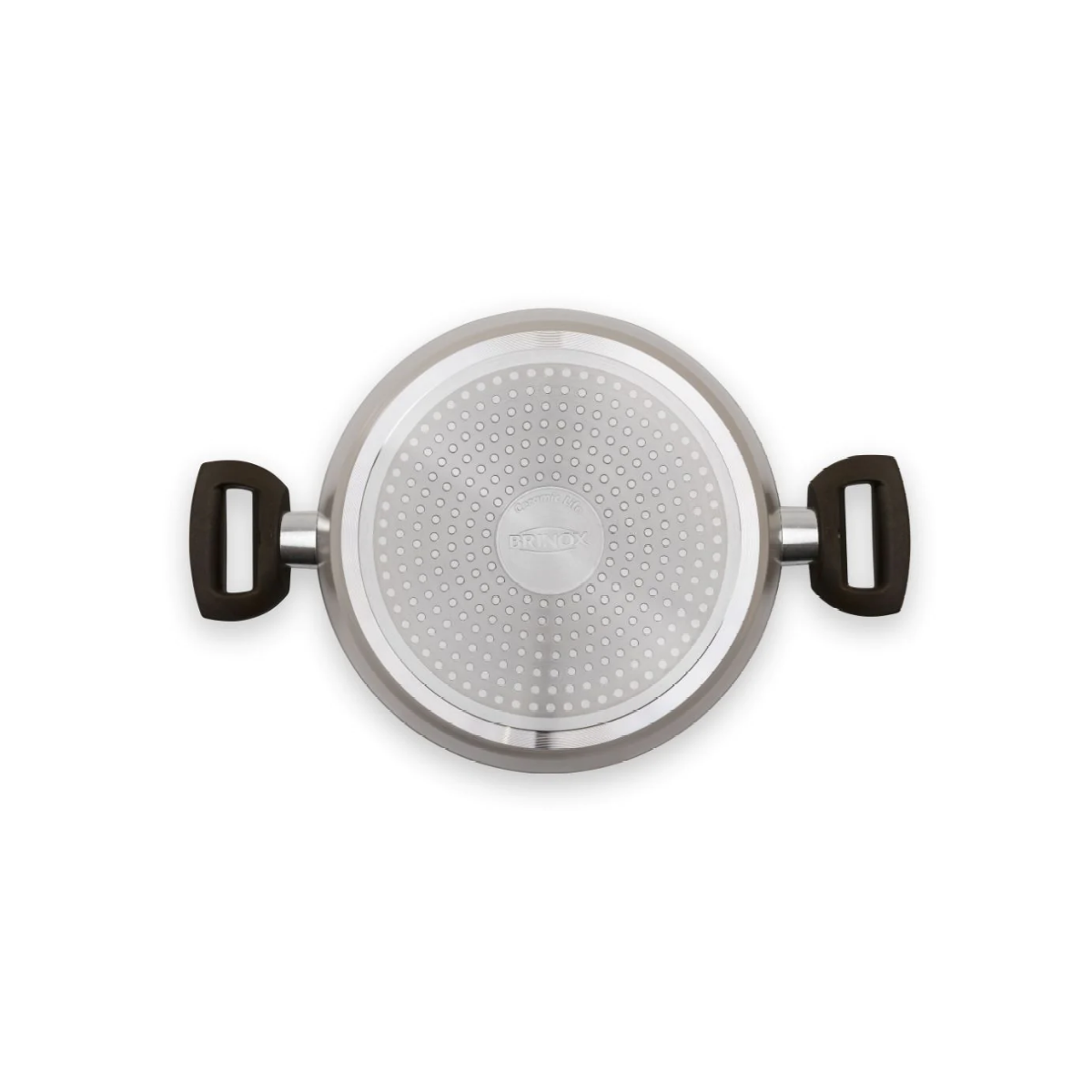 Conjunto Jogo de Panelas e Frigideira Fundo Fogão Indução Revestimento Cerâmica Antiaderente Ceramic - 4