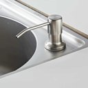 Ver imagem 6 de Dispenser Sabao Pia Kit 16 Uni Liquido Detergente Sabonete Mangueira Flexivel Cozinha Banheiro Embut