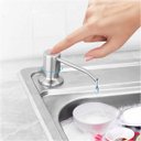 Ver imagem 3 de Dispenser Sabao Pia Kit 16 Uni Liquido Detergente Sabonete Mangueira Flexivel Cozinha Banheiro Embut
