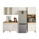 Ver imagem 1 de Cozinha Modulada 4 Peças 17009 Freijo Off White Cristal Nicioli