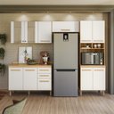 Ver imagem 2 de Cozinha Modulada 4 Peças 17009 Freijo Off White Cristal Nicioli