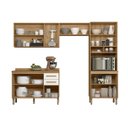 Ver imagem 7 de Cozinha Modulada 4 Peças 17009 Freijo Off White Cristal Nicioli