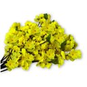 Ver imagem 4 de Kit com 9 Galhos Flor de Cerejeira Amarela Artificial Realista Decoração Elegante