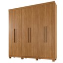 Ver imagem 1 de Guarda Roupa Itália 6 Portas 3 Gavetas 7 Prateleiras - Benetil