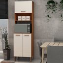 Ver imagem 1 de Armário Torre Quente para Cozinha com Espaço para Forno 100% Mdf