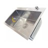 Cuba Aço Inox Bali 60x45 Cm C/ Válvula Dispenser Escorredor - 3