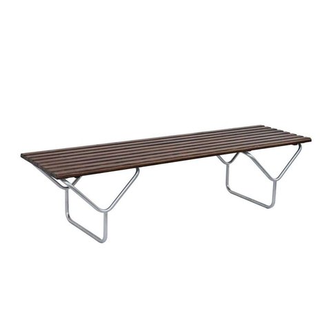 Banco para Jardim 3 Lugares Valence Marrom/Tabaco