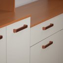 Ver imagem 6 de Cozinha Completa Modulada 4 Peças 100% MDF Bege/Freijo