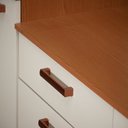 Ver imagem 7 de Cozinha Completa Modulada 4 Peças 100% MDF Bege/Freijo
