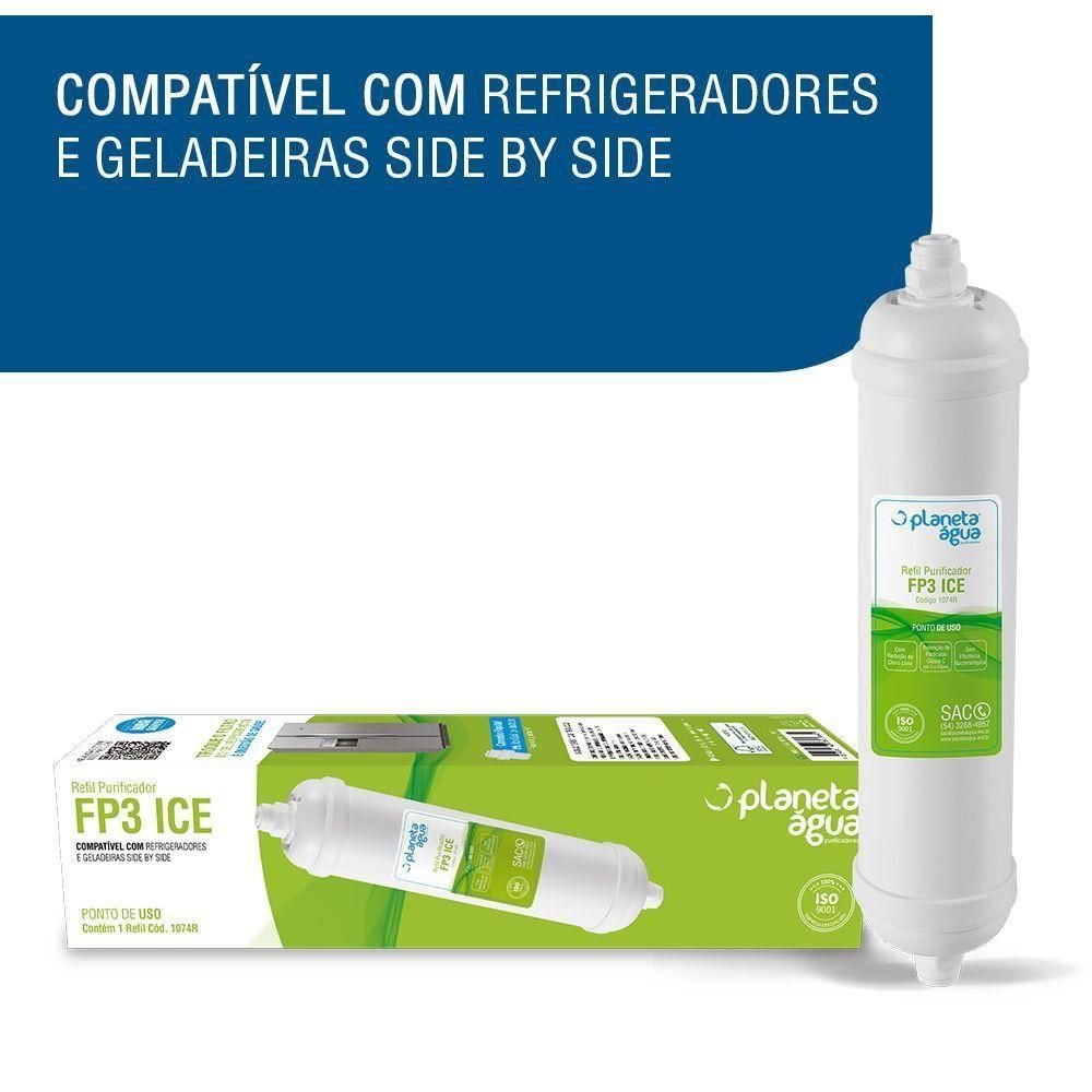 Refil Filtro Externo Geladeira Side By Side Electrolux T33 - 2