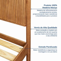 Cama Queen Oiti Cabecasa Madeiramadeira - 3