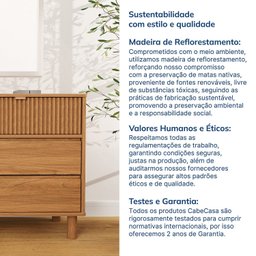 Cômoda 6 Gavetas Oiti Cabecasa Madeiramadeira - 7