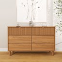 Ver imagem 1 de Cômoda 6 Gavetas Oiti CabeCasa MadeiraOriginals Marrom