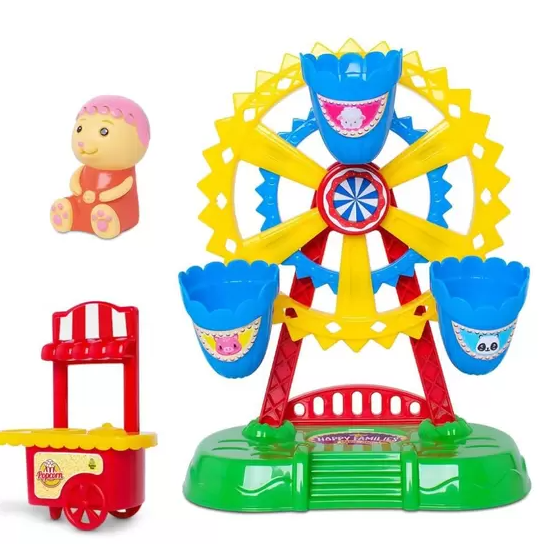 Roda Gigante Parque de Diversão Happy Families - Samba Toys