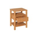 Ver mais imagens de Mesa de Cabeceira 1 Gaveta Oiti CabeCasa MadeiraOriginals Marrom