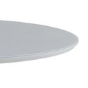 Ver imagem 5 de Mesa de Jantar Redonda Madeira com Vidro Orion - Branco/imbuia:120cm