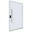 Ver imagem 1 de Porta de Alumínio Pivotante com Puxador de 1m Fechadura Digital 225cm X 130cm Lucasa Eccellente