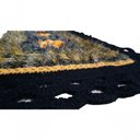 Ver imagem 4 de Tapete de Crochê Luxo Amarelo e Preto Artesanal