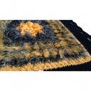 Ver imagem 2 de Tapete de Crochê Luxo Amarelo e Preto Artesanal