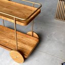 Ver imagem 6 de Carrinho Bar Adega Montreal Estilo Industrial Metal