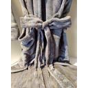 Ver imagem 2 de Roupão Masculino em Manta Microfibra Zono Enxovais Cinza - Gg