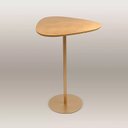 Ver imagem 2 de Mesa Lateral Orgânica Up Dourado 52 Cm Altura