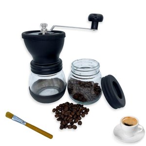 Moedor de Café Manual com Ajuste Qualidade e Praticidade Preto