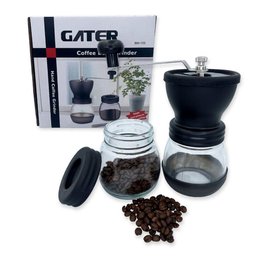Moedor de Café Manual com Ajuste Qualidade e Praticidade Preto - 2