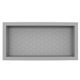 Nicho Para Banheiro 60x27x9.5 Termoplástico Cozimax Cinza - 2