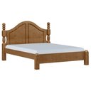 Ver imagem 2 de Cama Queen Clássica 160cm 100% Madeira Maciça Linha Ouro Marrom/Freijó